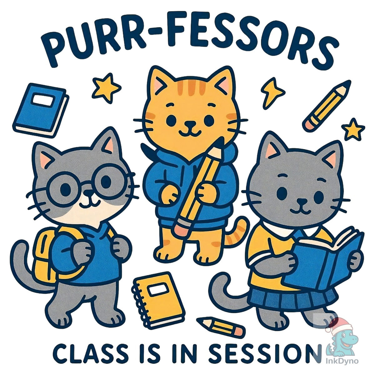 PURR-FESSORS Academic Cat