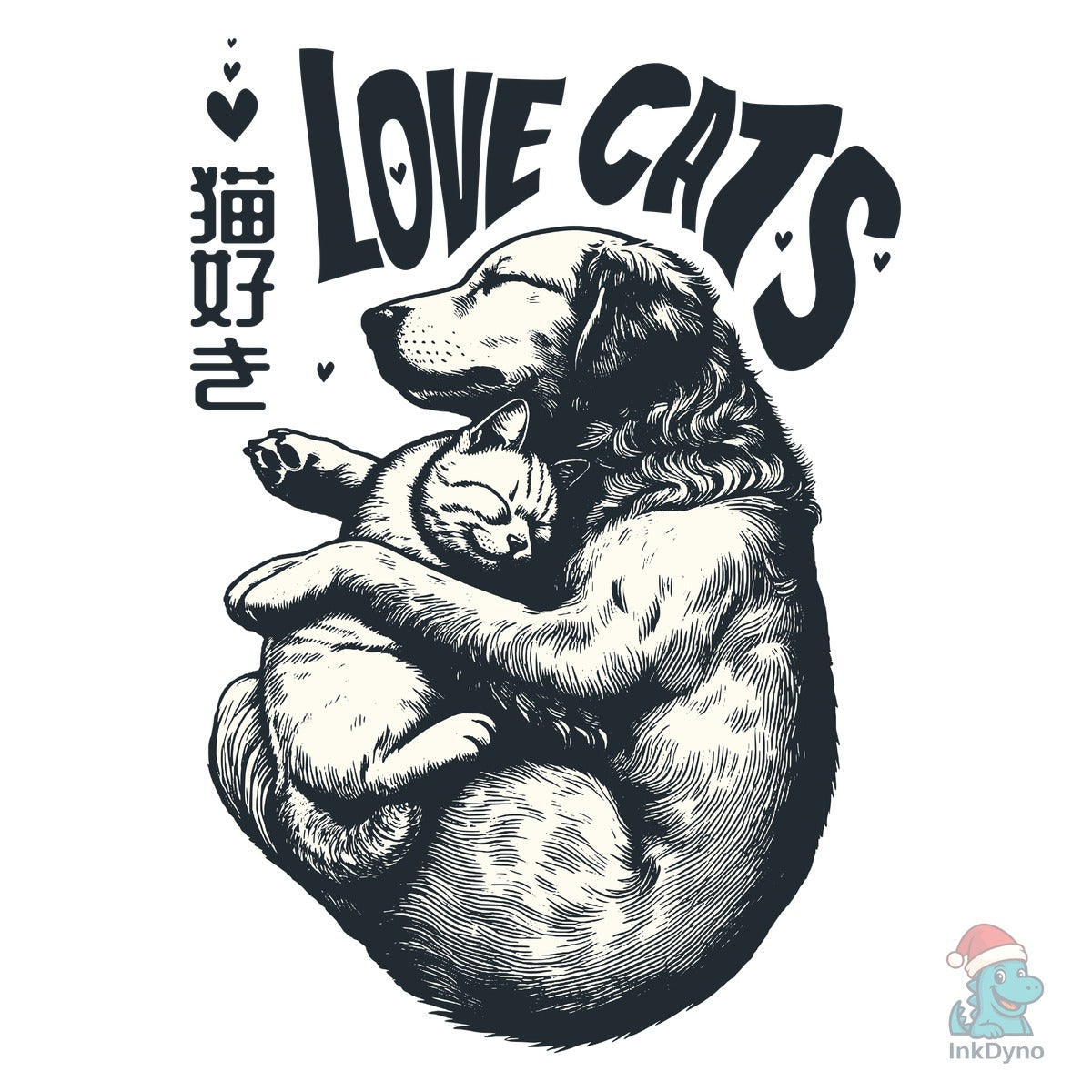 Golden Retriever Loves Cats Shirt