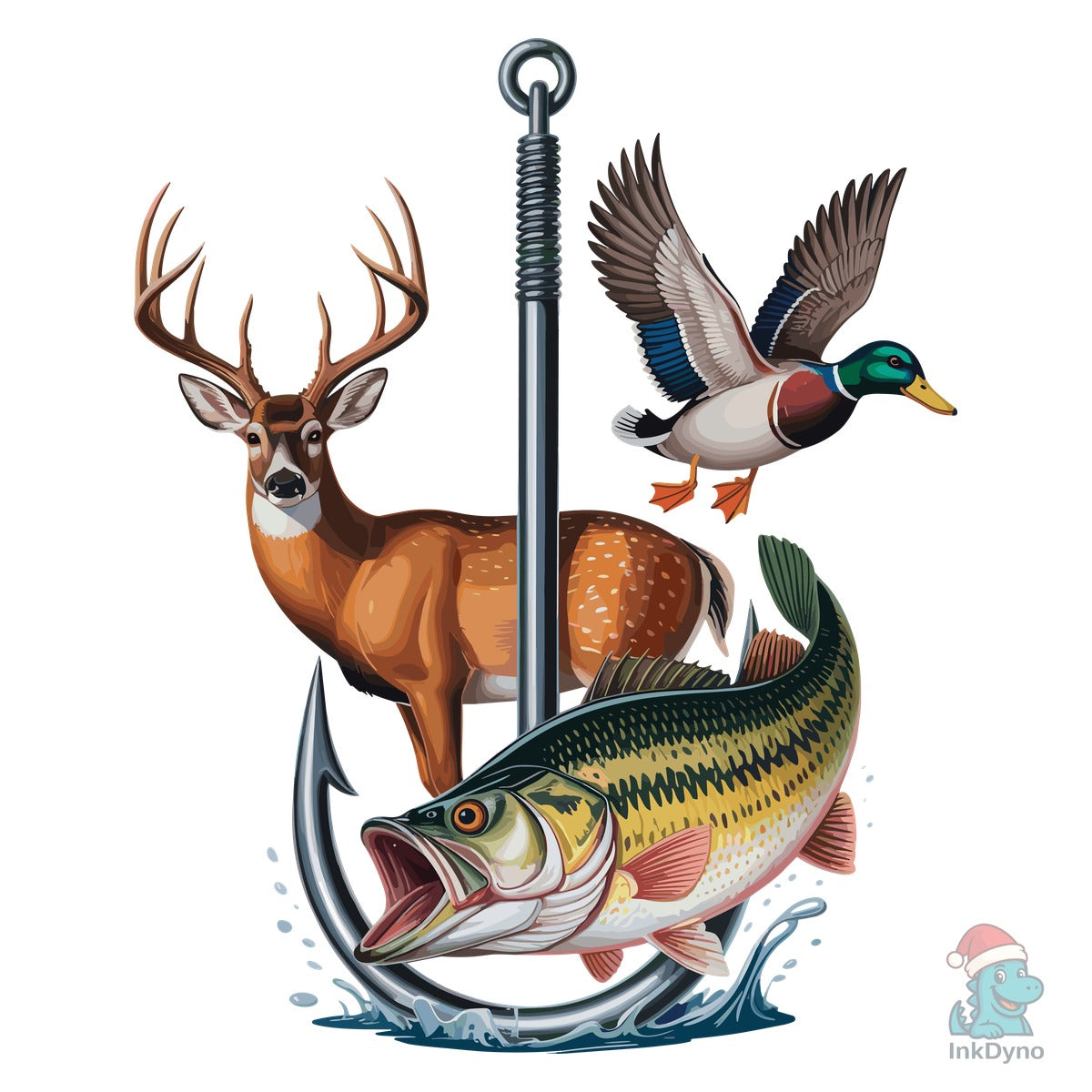 Hunting Fishing Farming Sublimation Desi