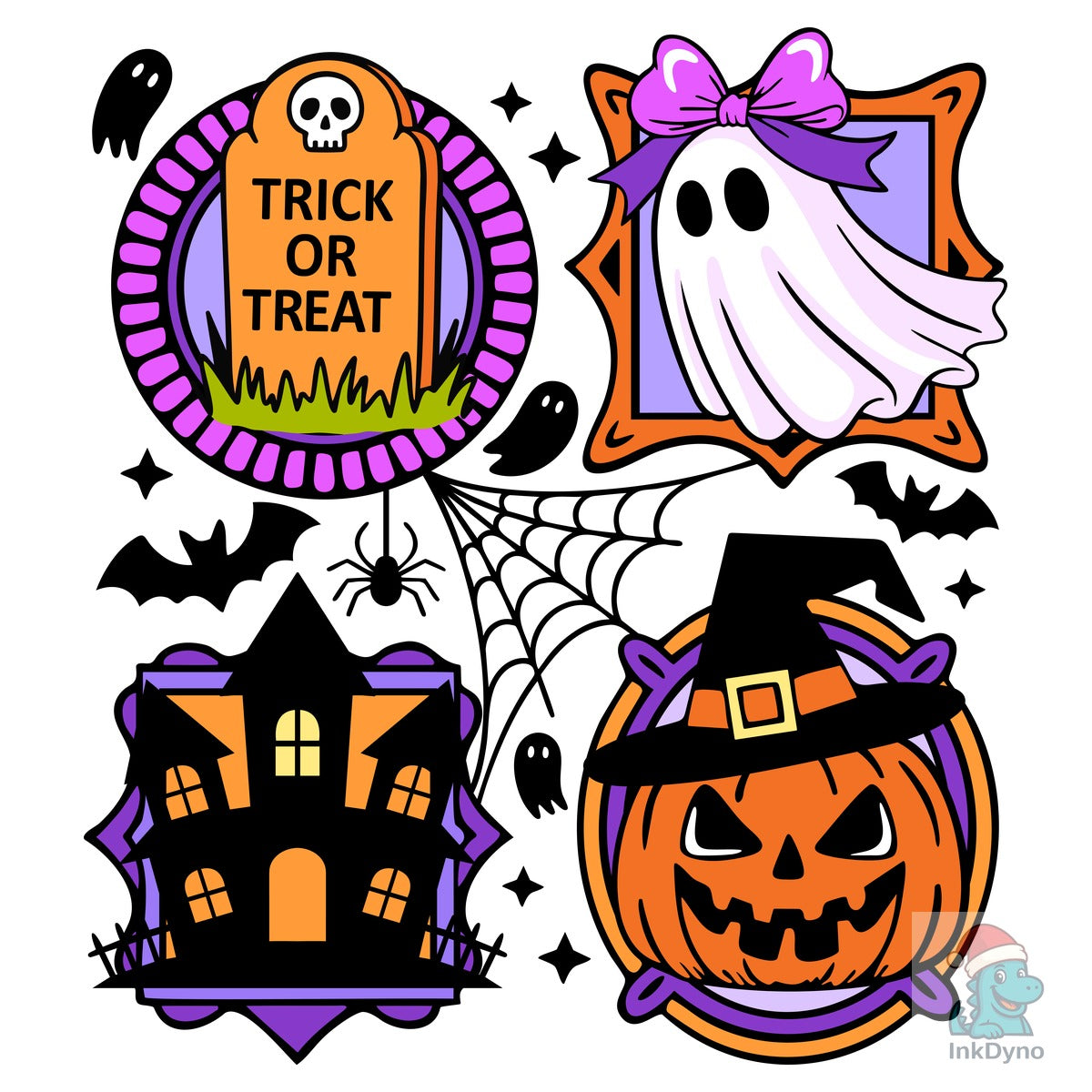 Neon Retro Spooky Season Halloween