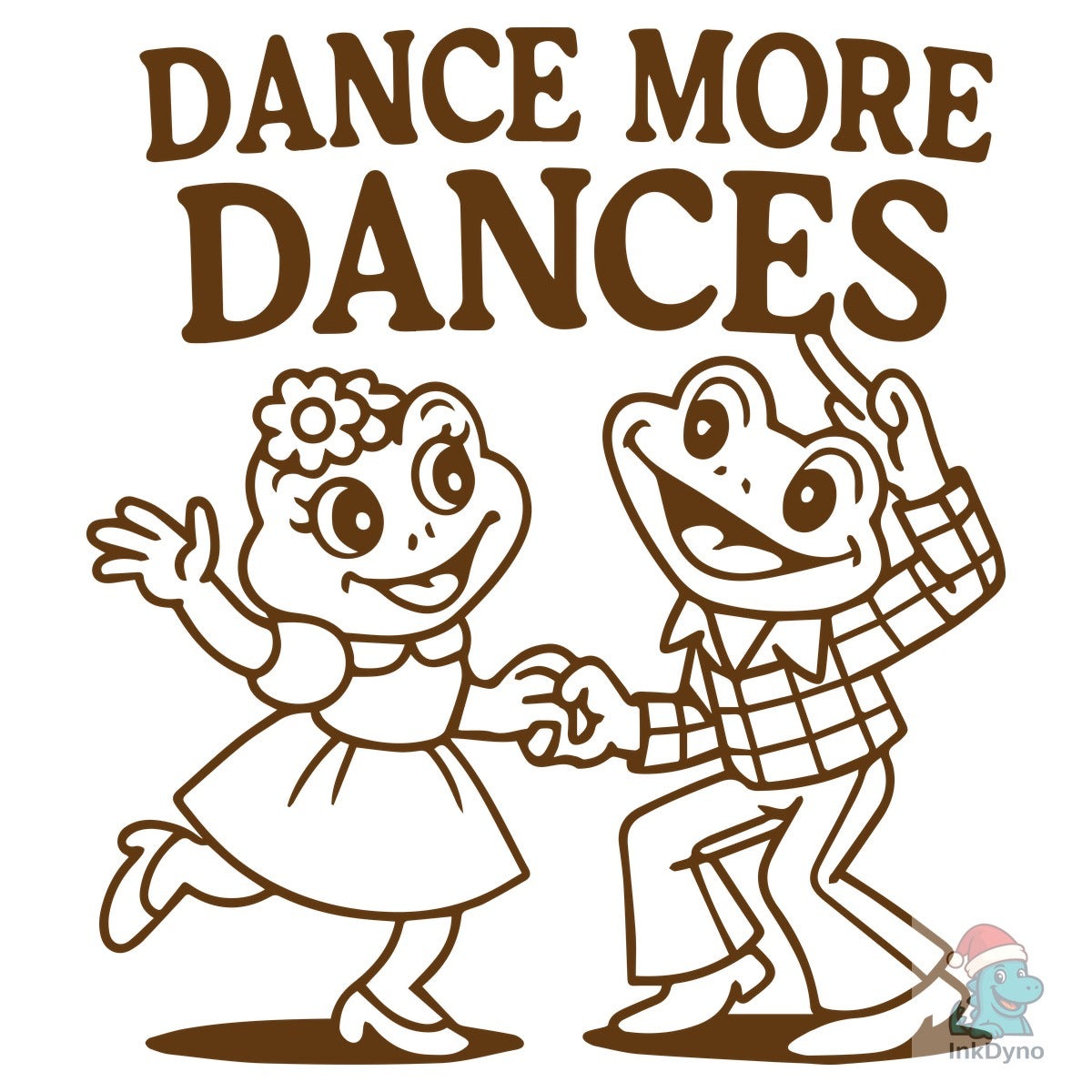 Cute Frog Couple Dance