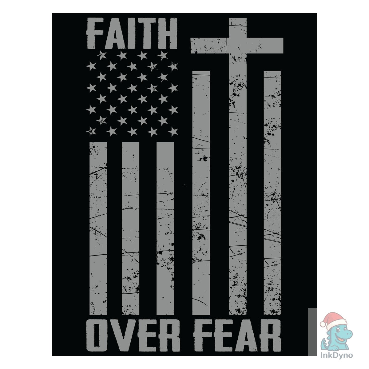 Faith over Fear USA Flag USA Flag