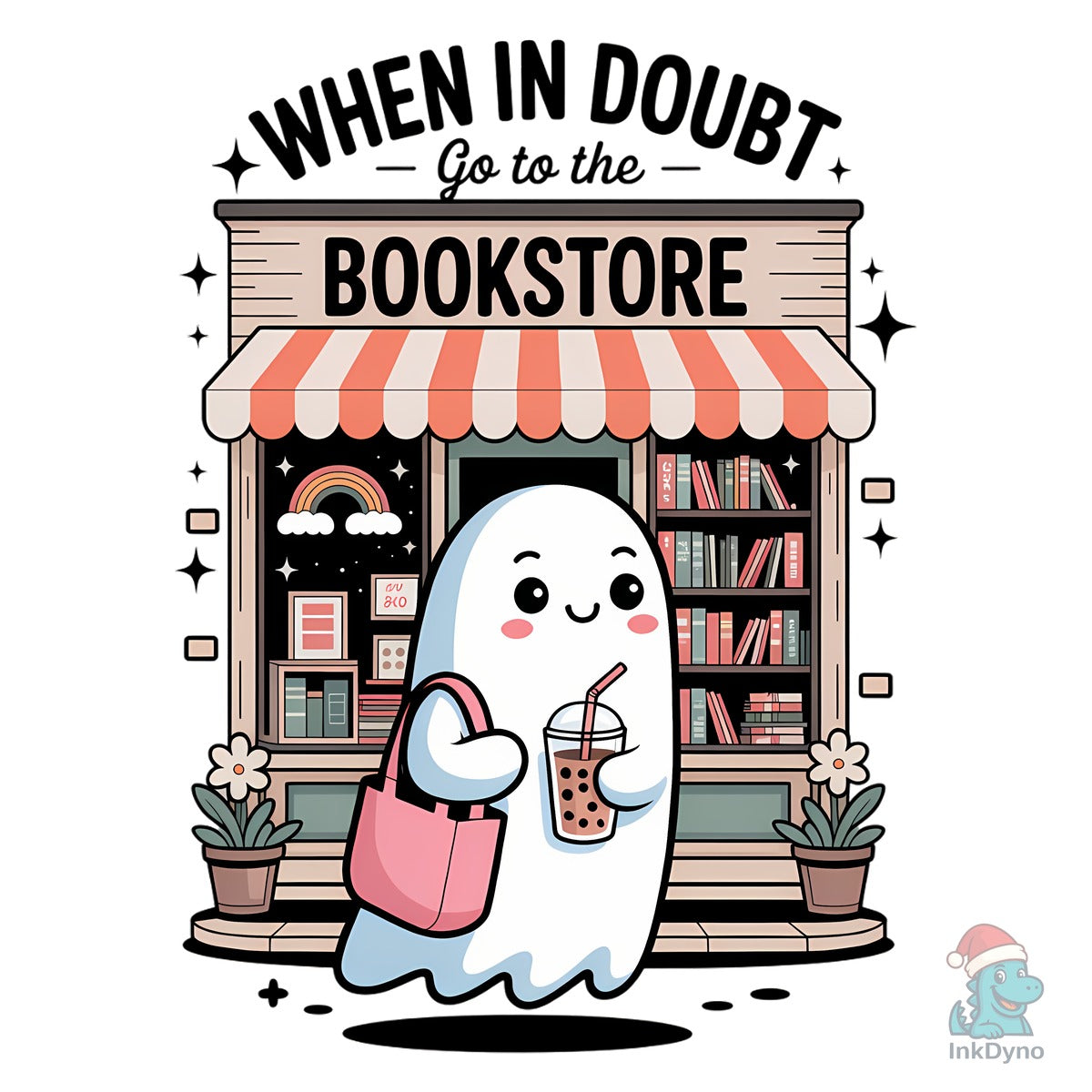 Kawaii Ghost Bookstore