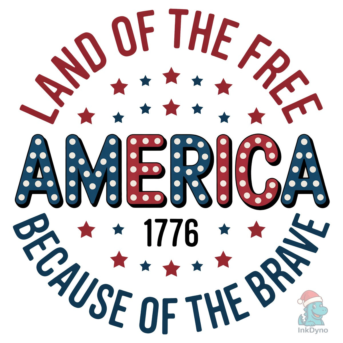America Patriotic with Stars & Stripes P