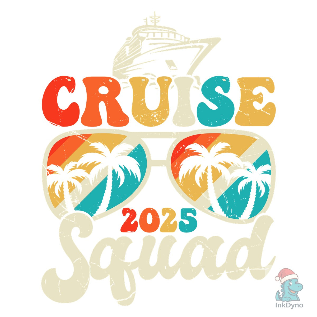 Cruise Squad 2025 Retro Vacation T-Shirt