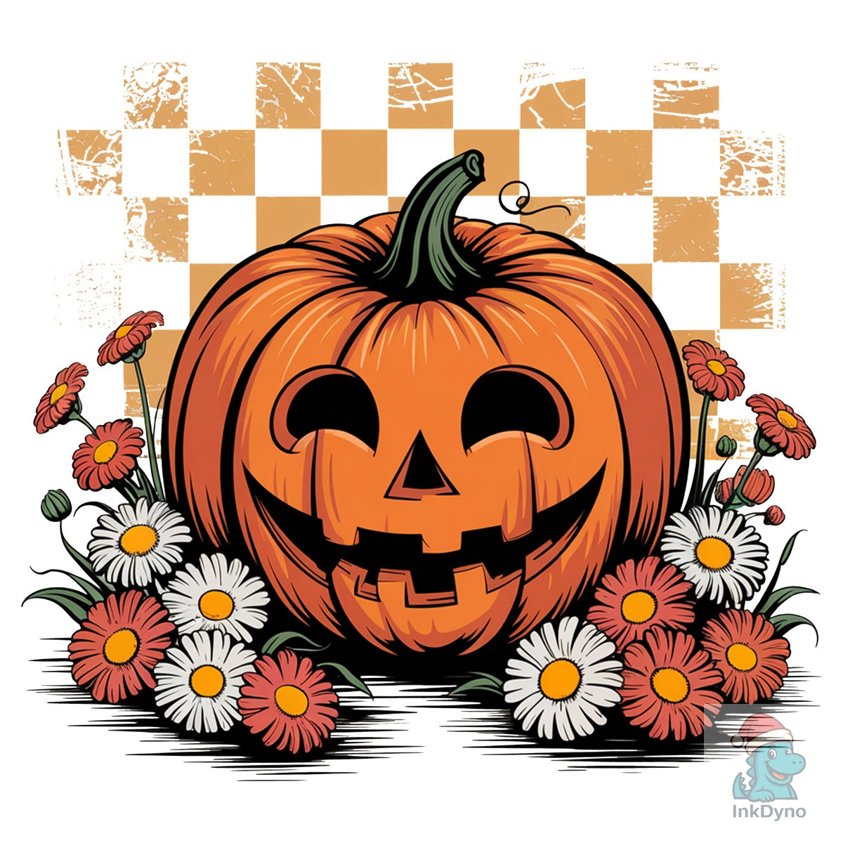 Floral Fall Pumpkin Boho Pumpkin