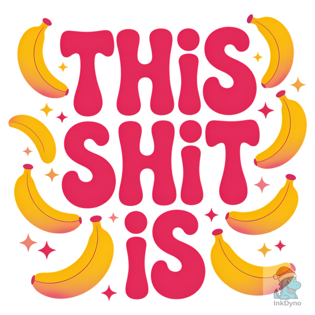 Bananas Funny Quote Design