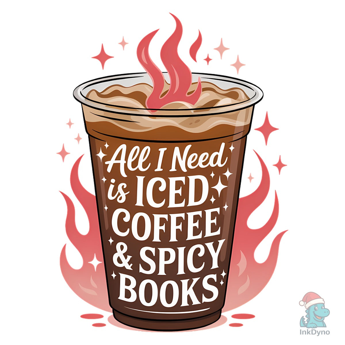 Hot Reads Iced Coffee Design