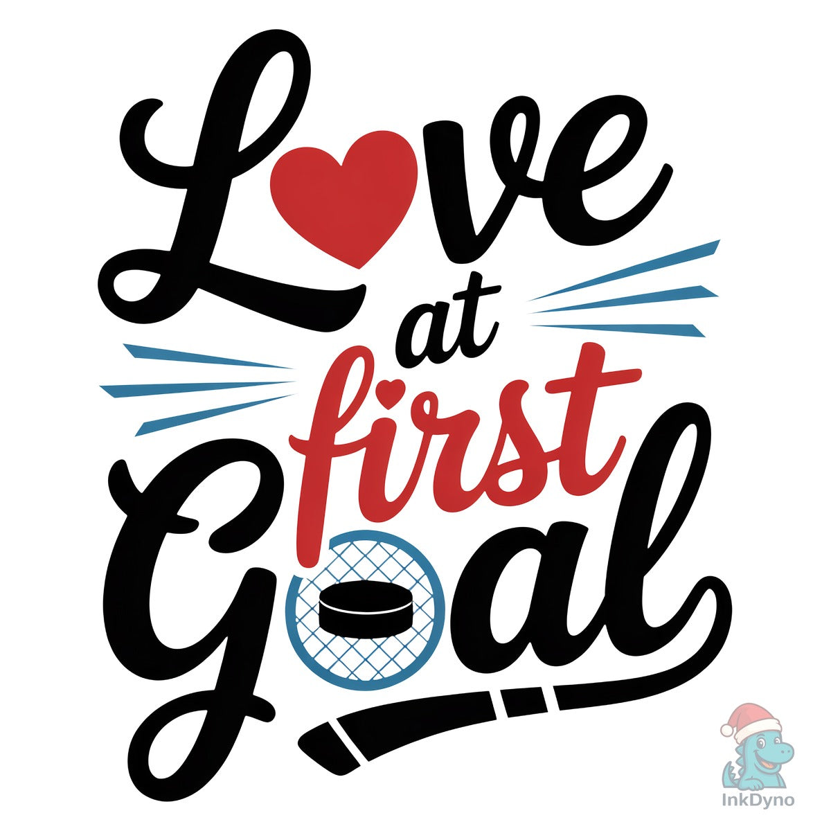 Love at First Goal Ice Hockey Shirt
