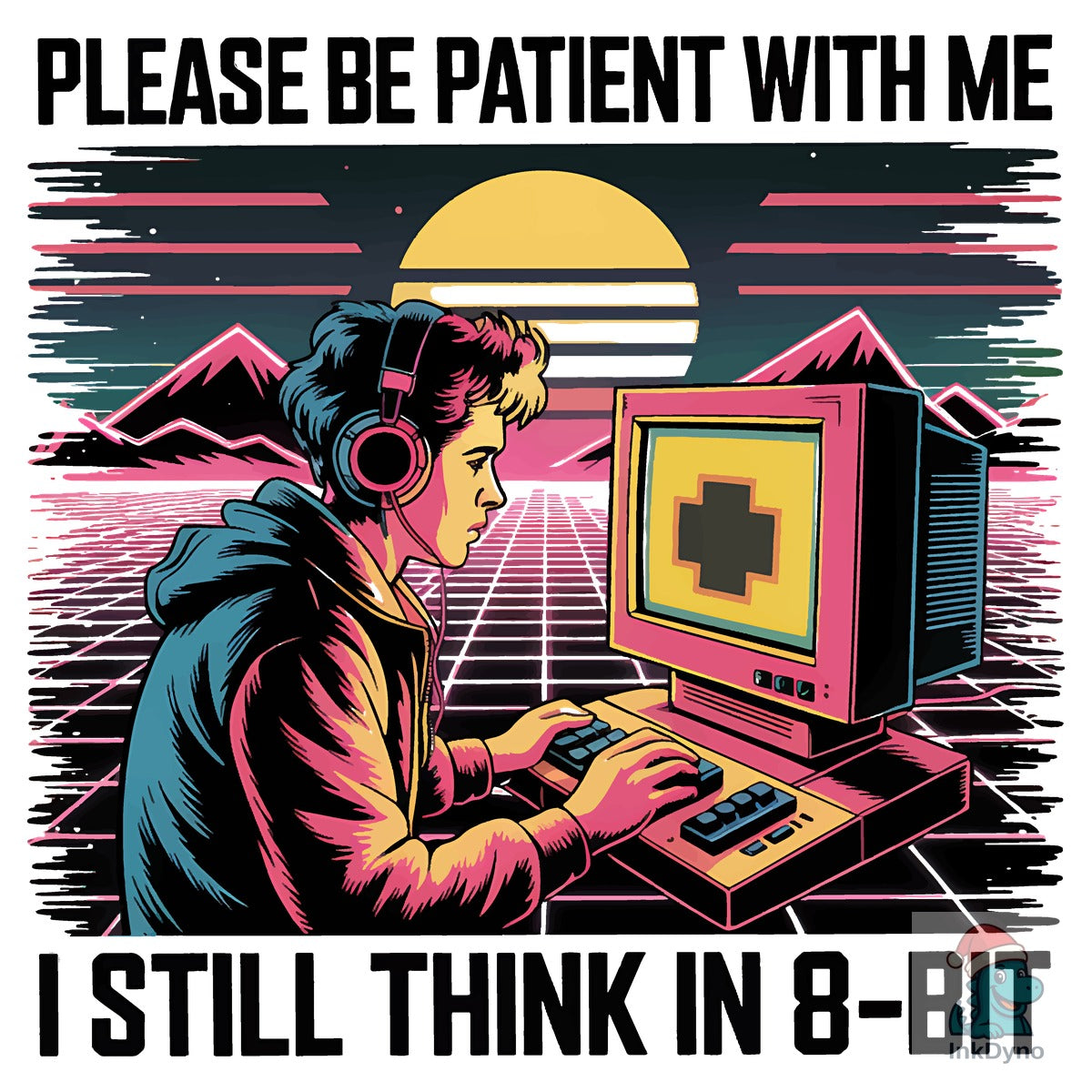 Please Be Patient with Me Retro Old