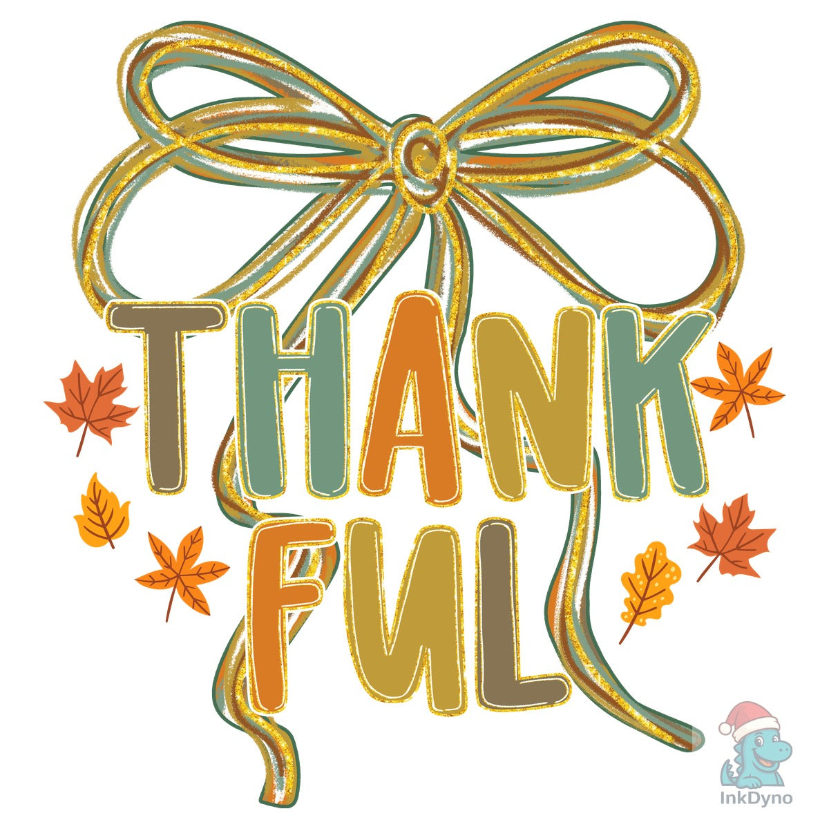 Thankful Fall Coquette Bow