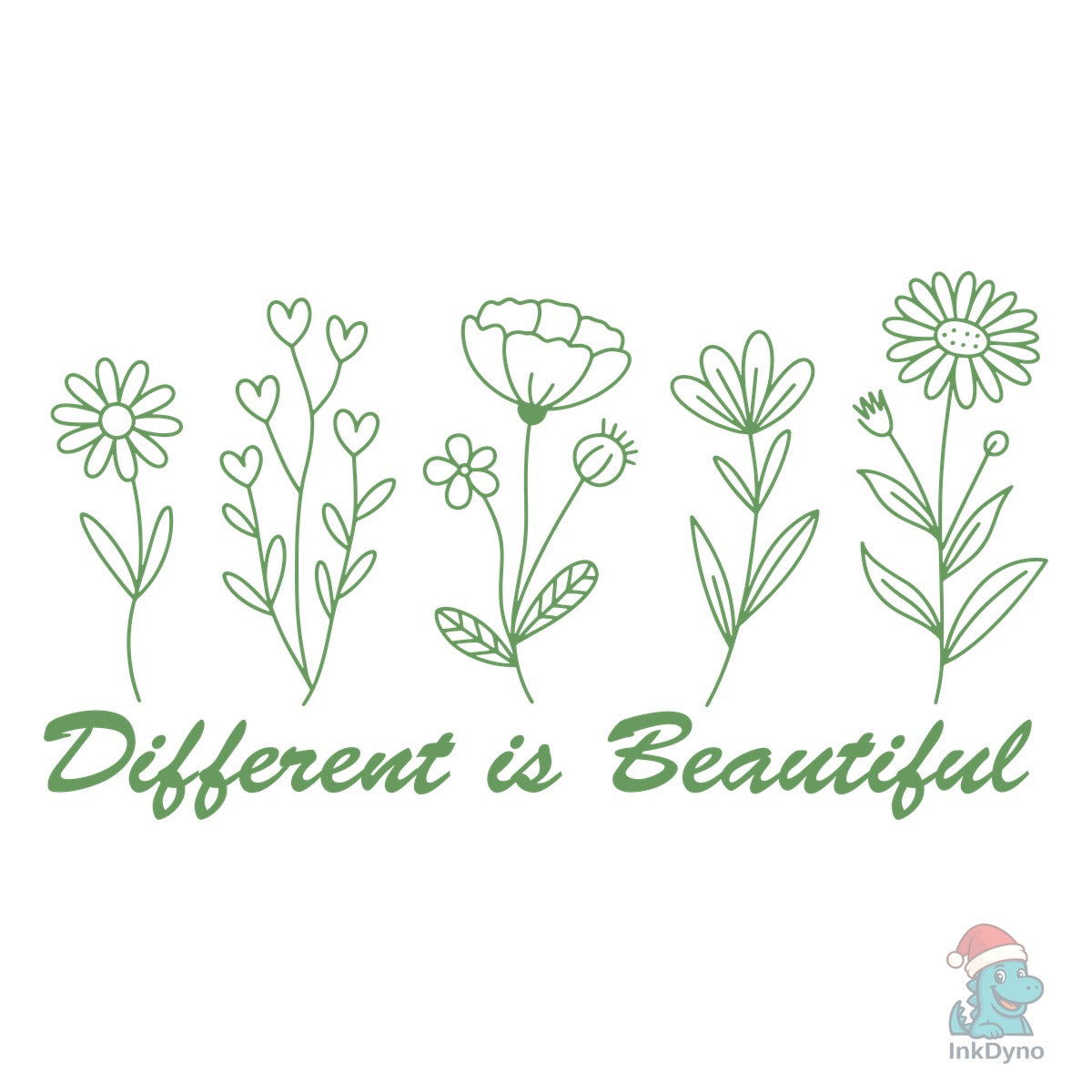 Different is Beautiful Wildflowers
