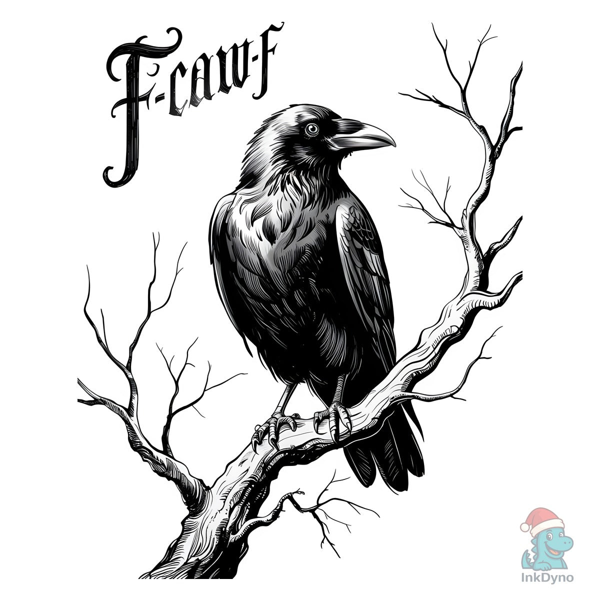 F-Caw-F Black Crow Funny