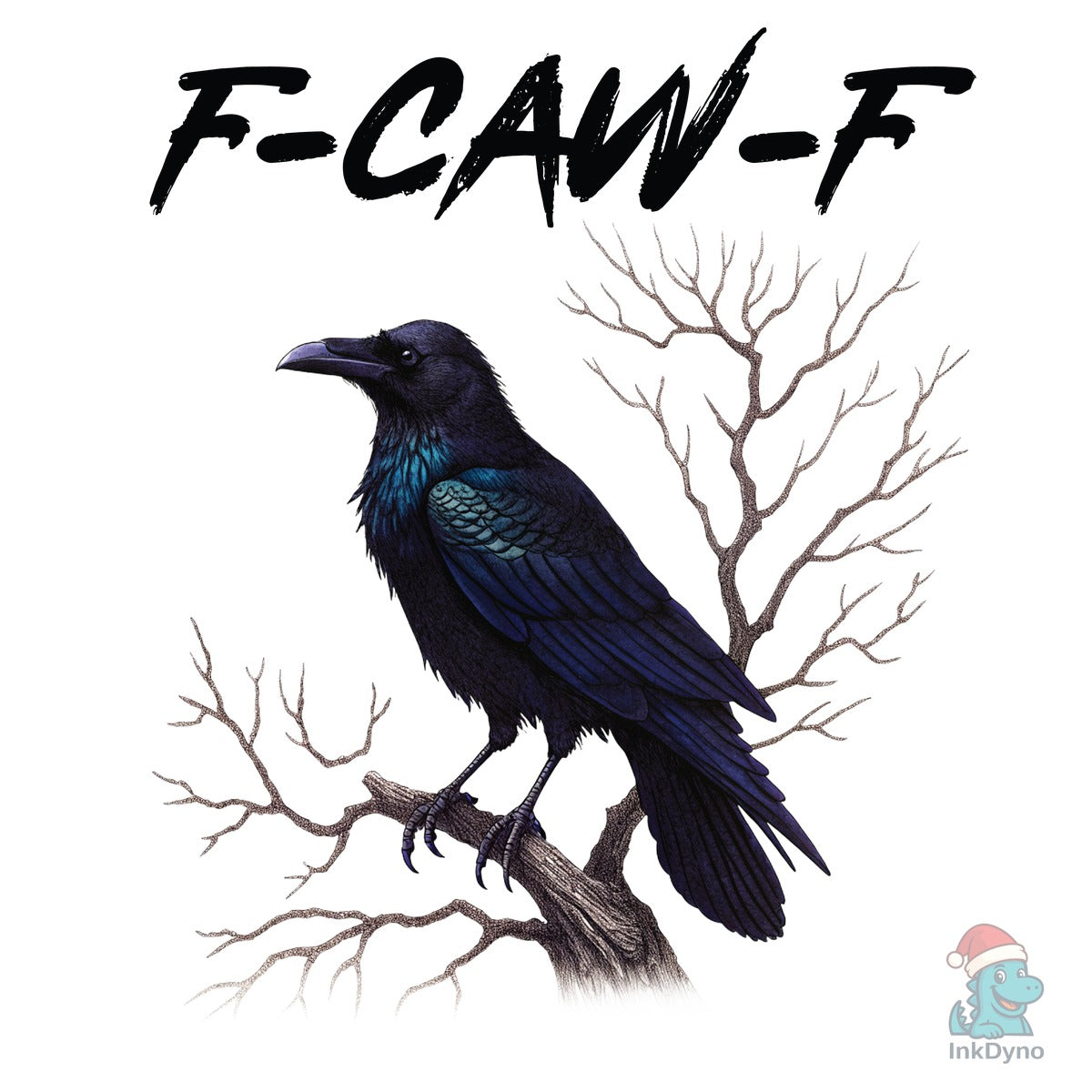 Crow Raven F-CAW-F Funny Halloween