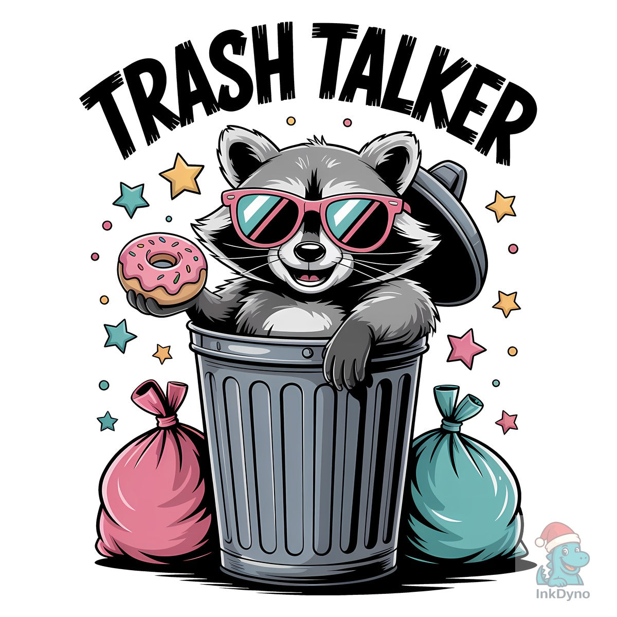 Trash Talker Raccoon Funny Shirt