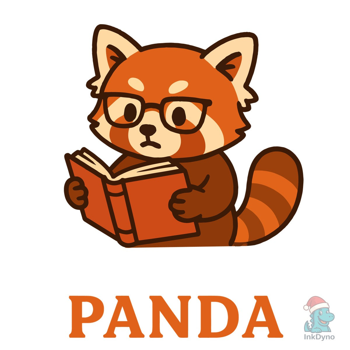 Funny Red Panda Book Lover T-Shirt
