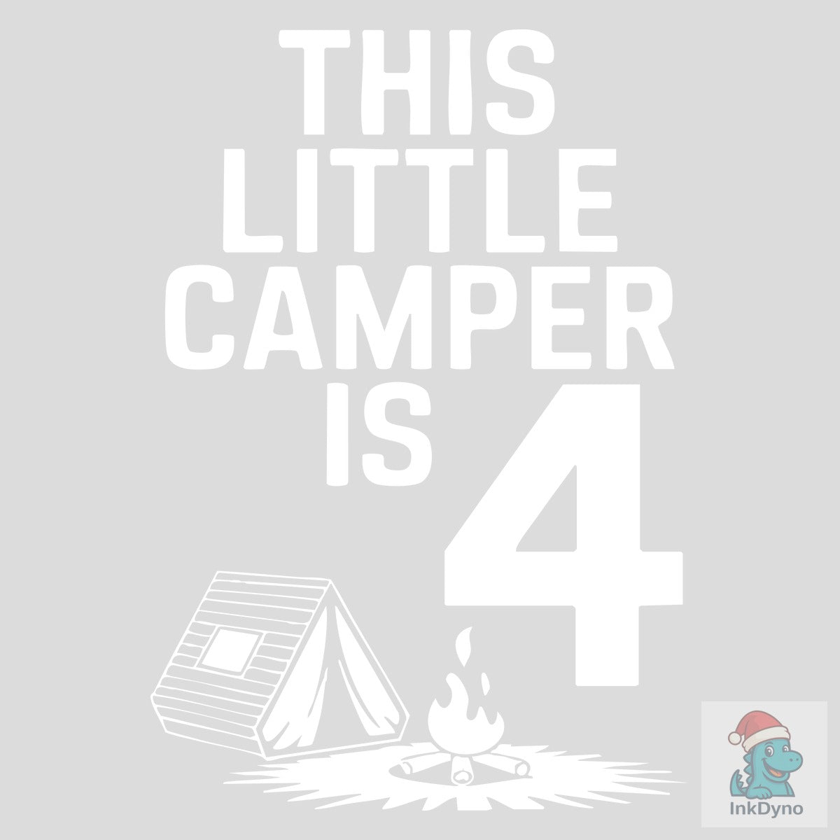 This Little Camper is 4 Birthday T-Shirt