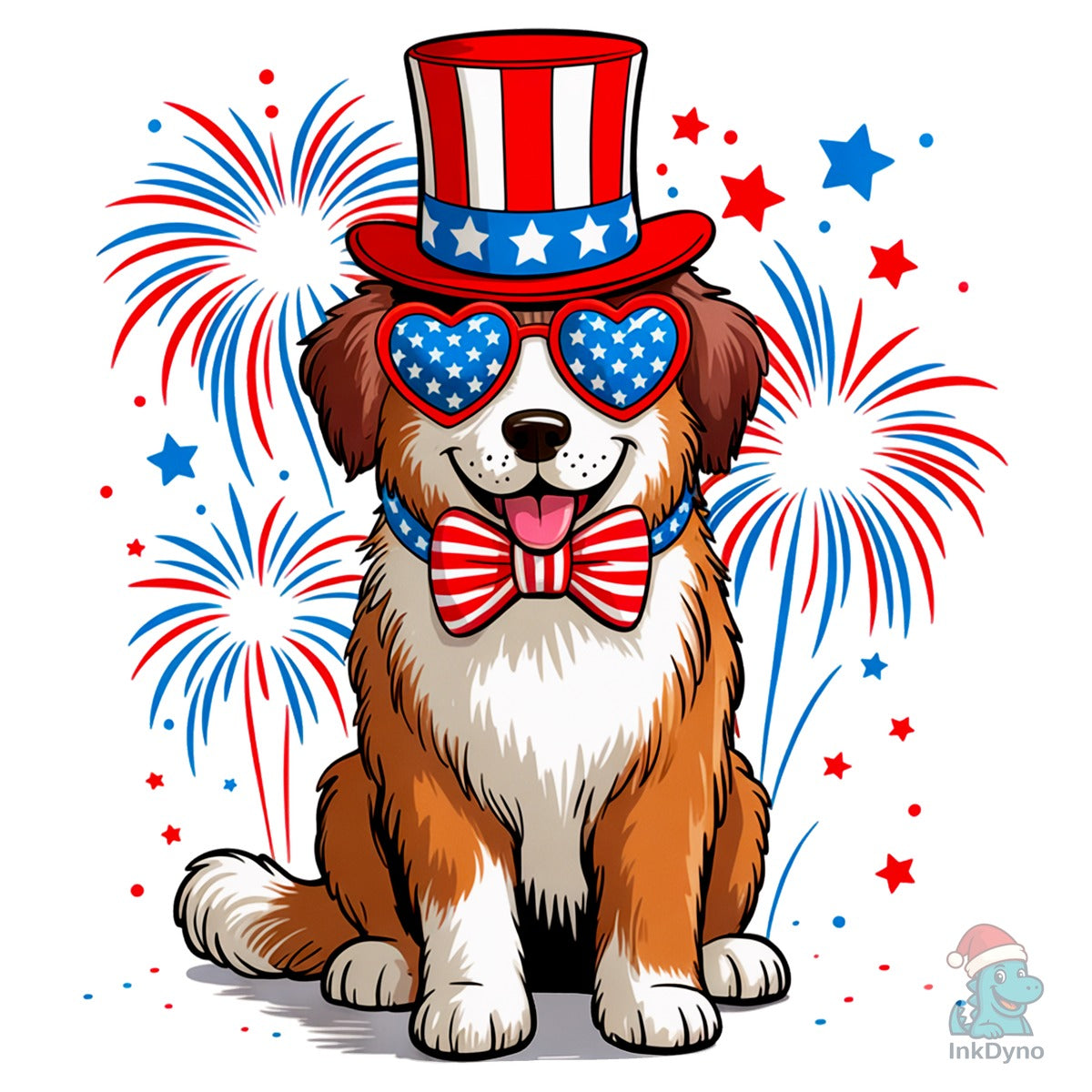 Goldendoodle Patriotic