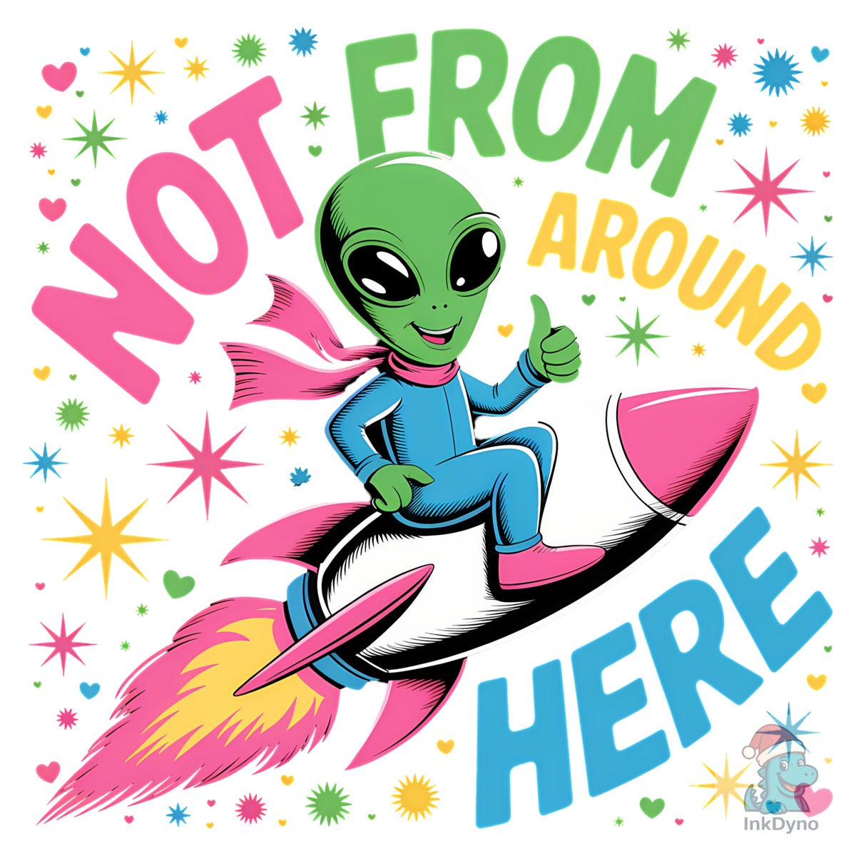 Not from Around Here Alien Rocket
