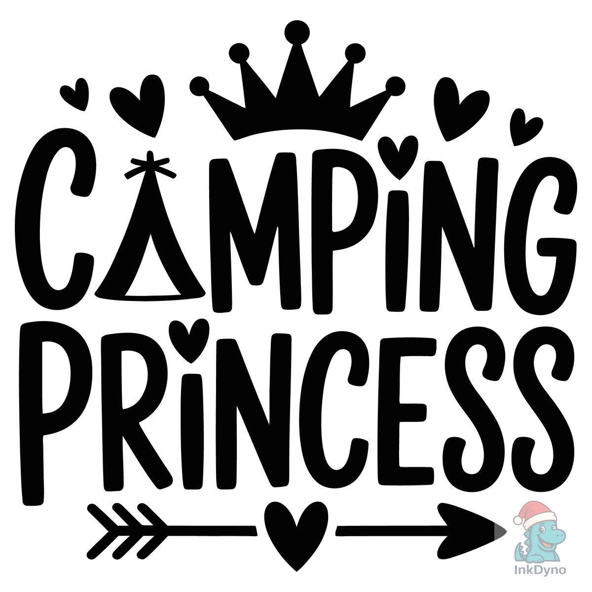 Camping Princess Crown Arrow Tent
