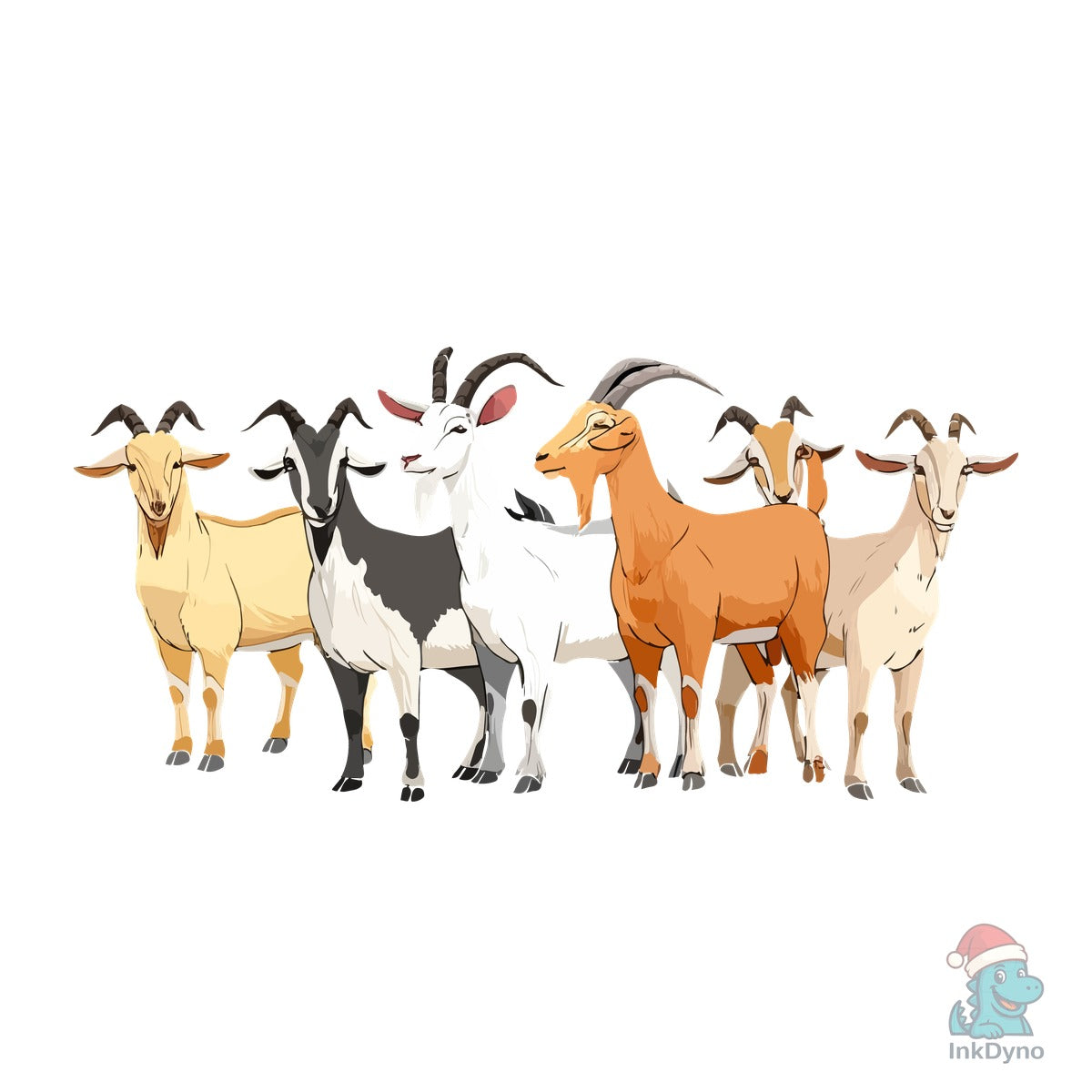Funny Goat Lover T-Shirt Design