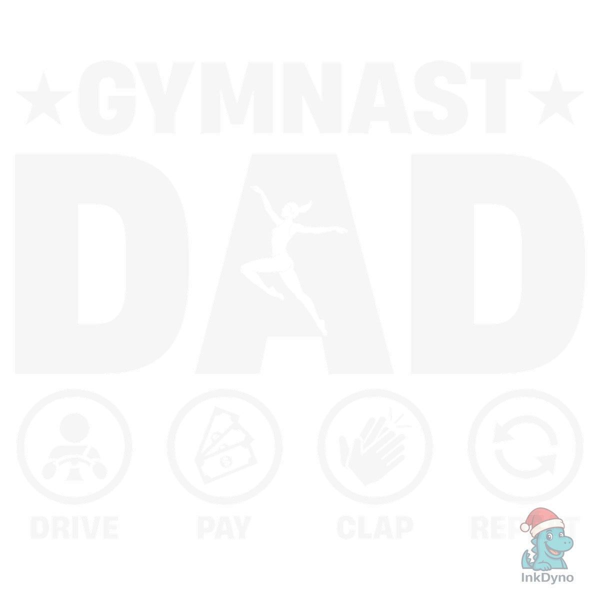 Fathers Day Gymnast Dad Proud Gymnastics