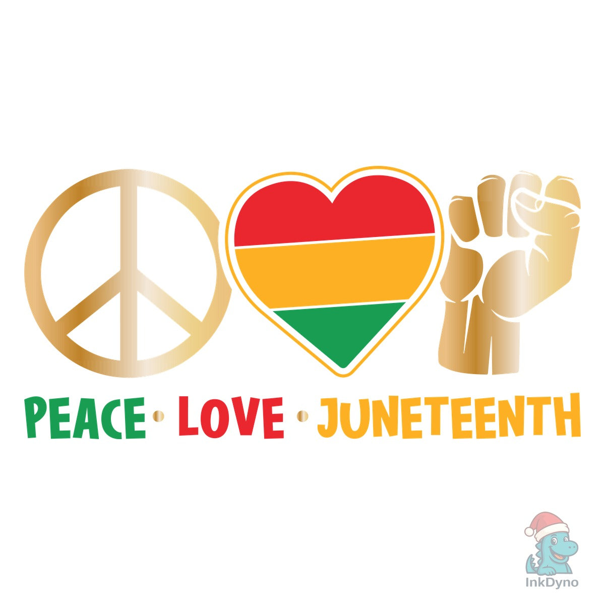 Peace Love Juneteenth Shirt