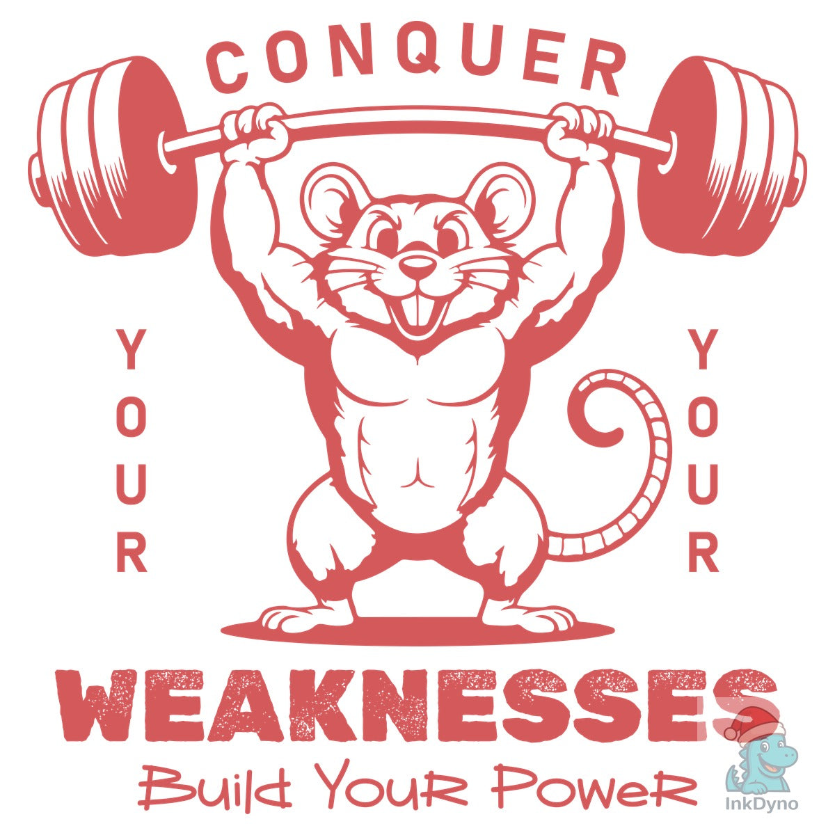 Motivational Gym Weightlifting T-shirt