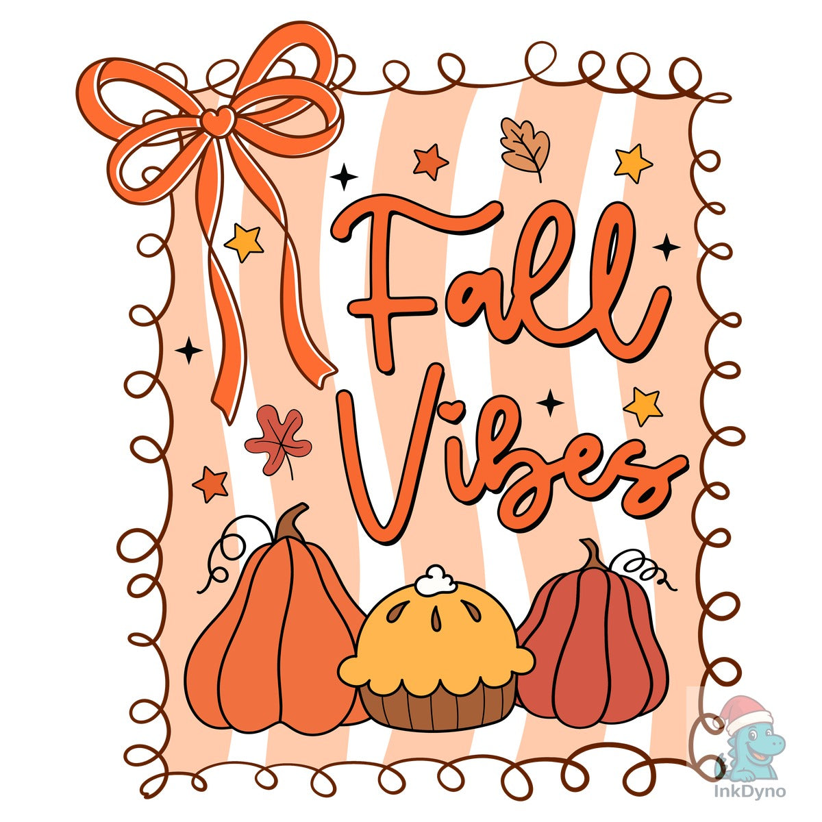 Preppy Fall Pumpkin Coquette