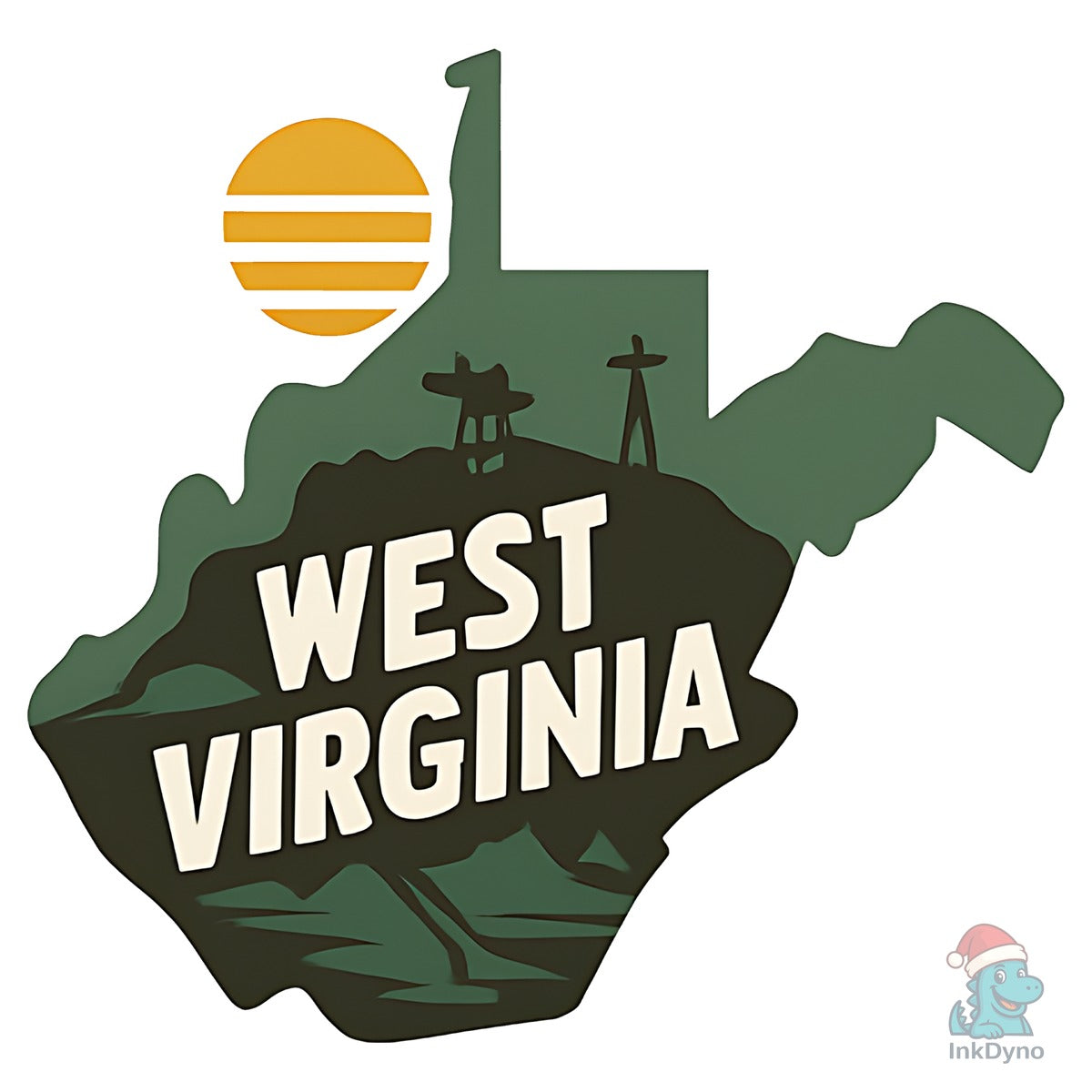 West Virginia State Map