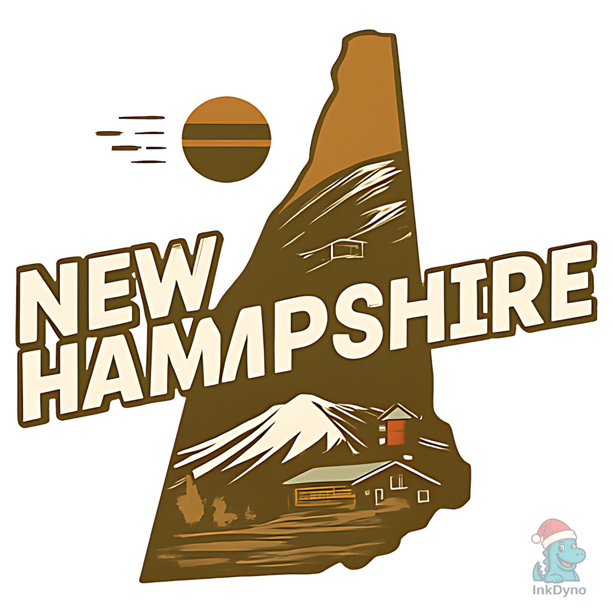 New Hampshire State Map