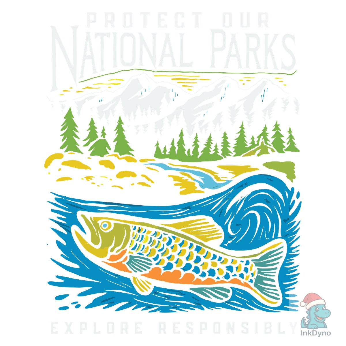 90s National Parks Unisex T Shirt Design