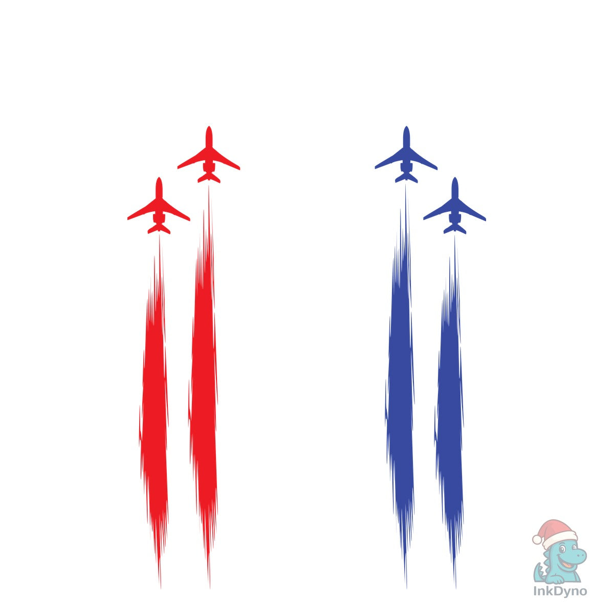 Womens Red White Blue Air Force Flyover