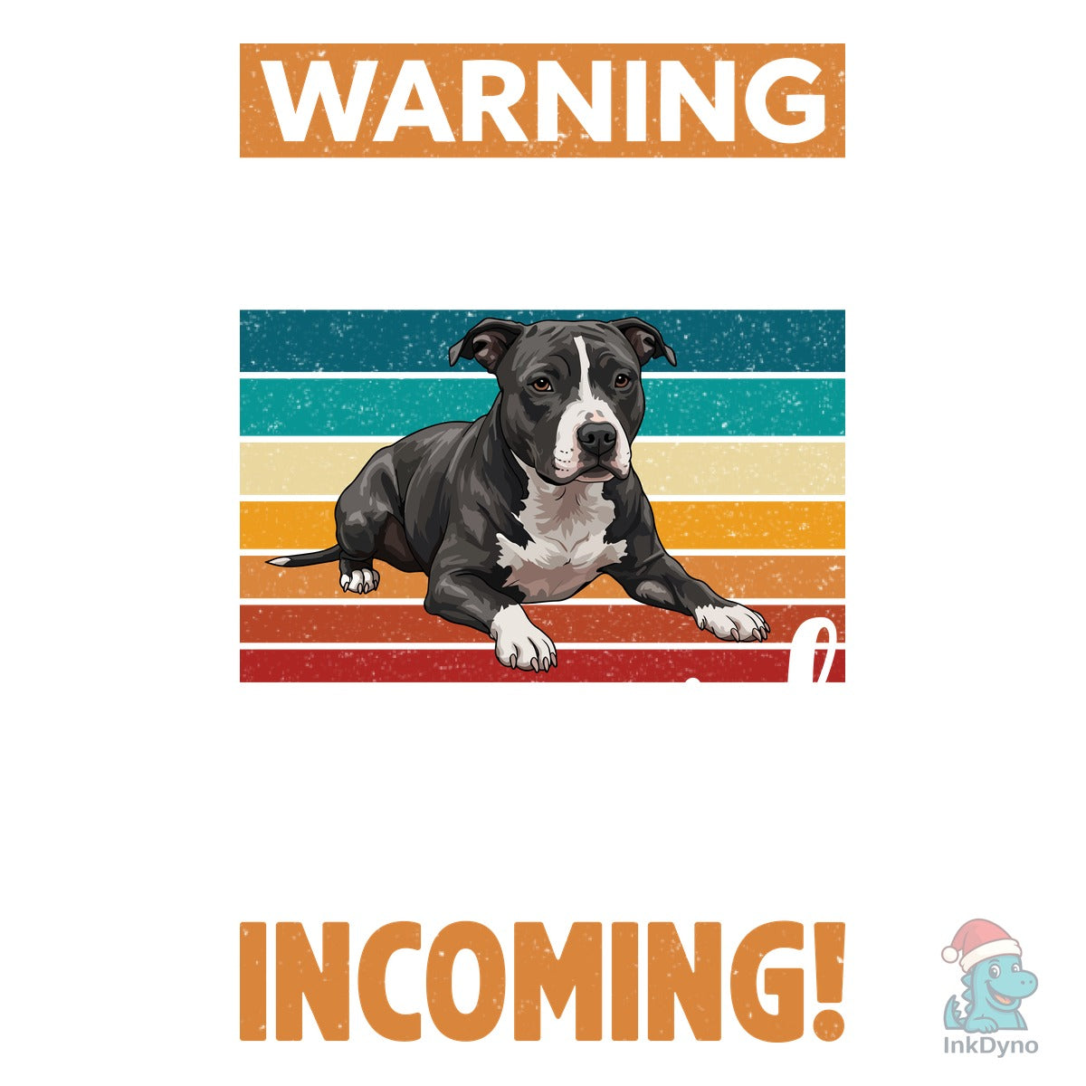 Warning Pitbull Dog T-Shirt