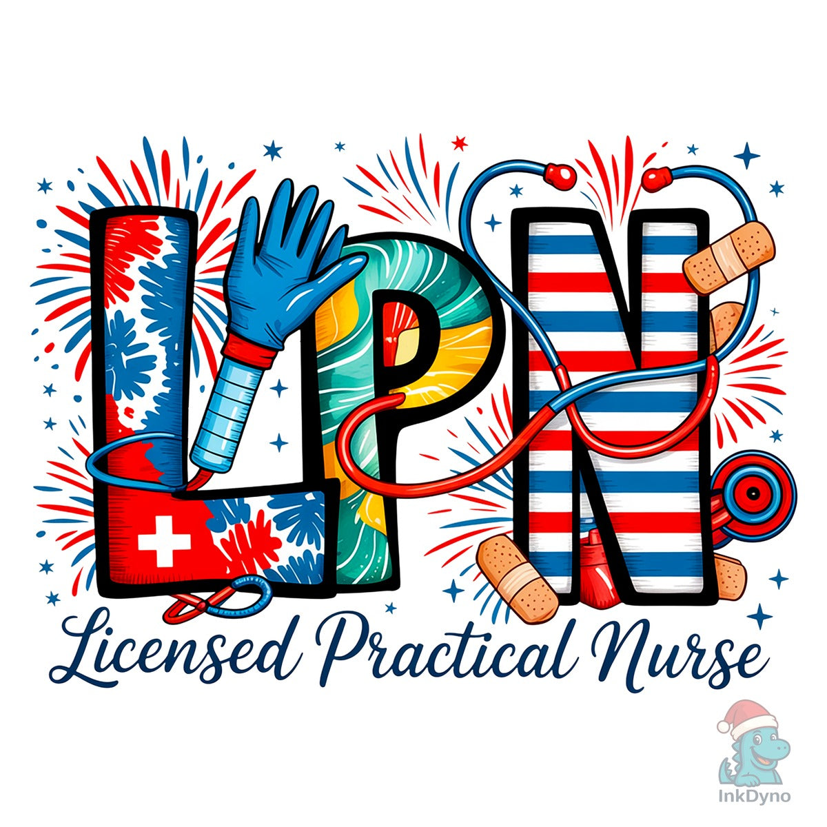 4th of July LPN American Nurse