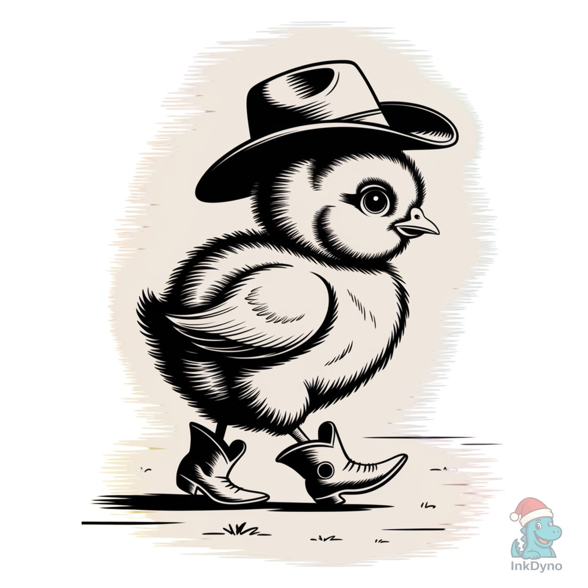Cute Cowboy Chick T-Shirt Design