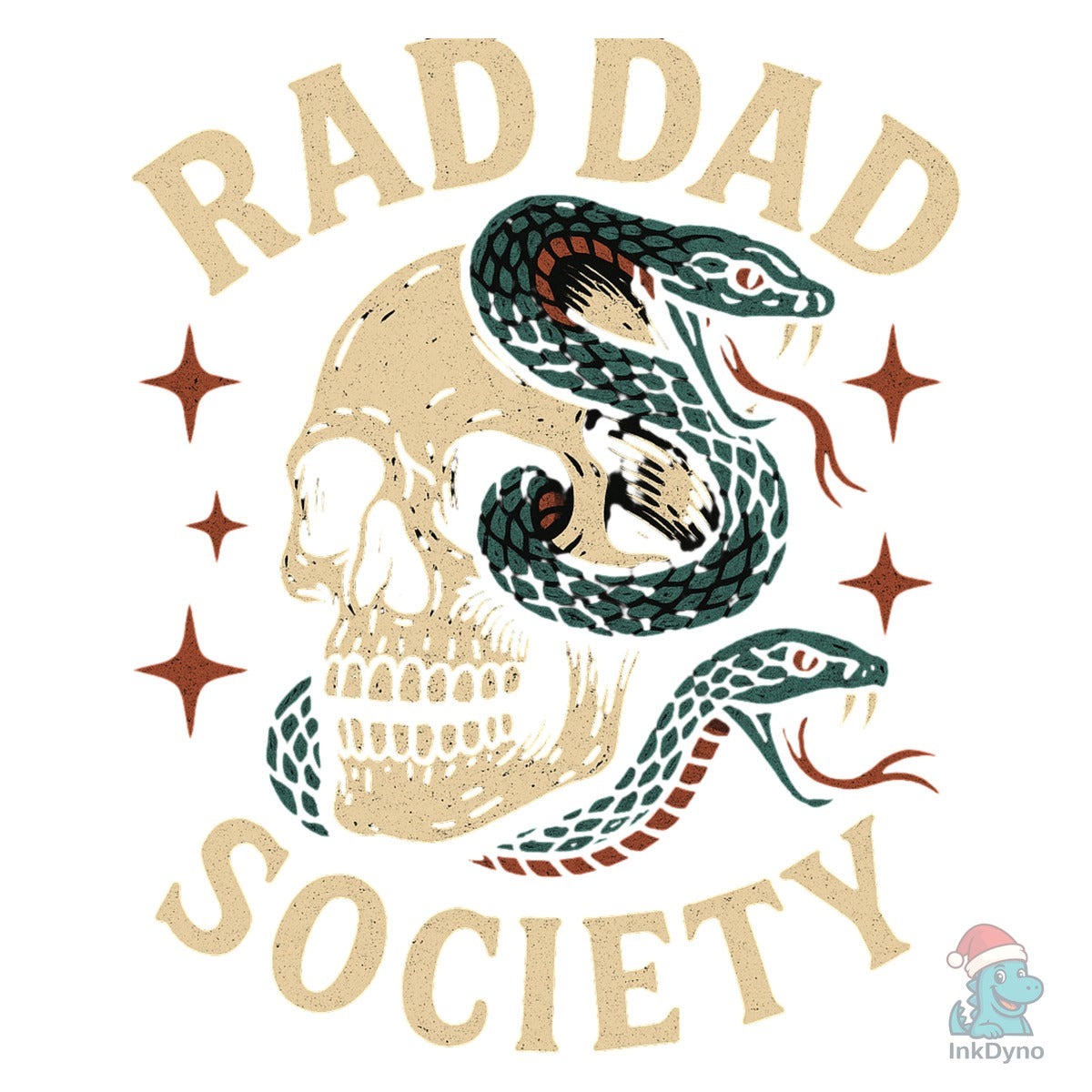 Rad Dad Society T-Shirt Design