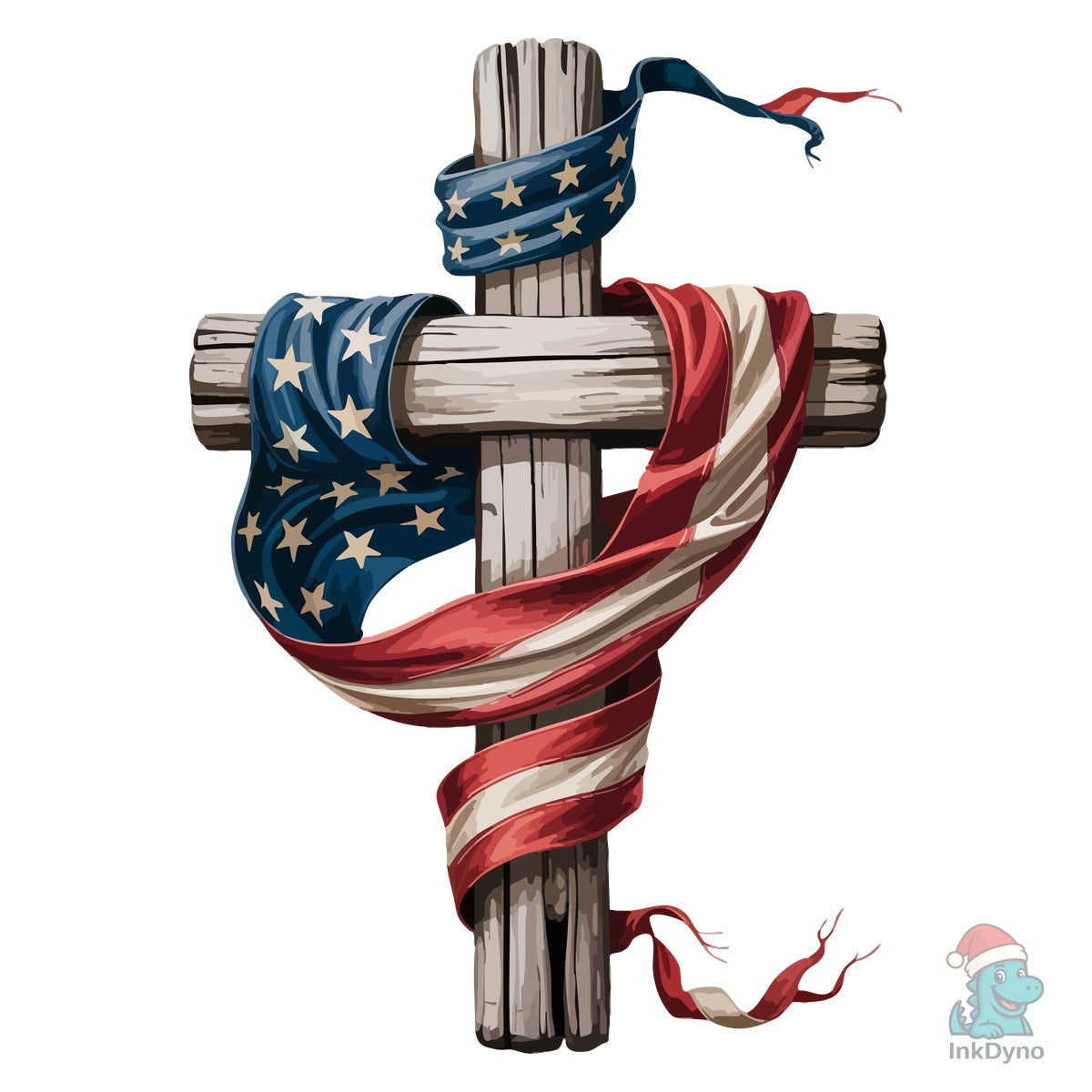 USA Flag Cross