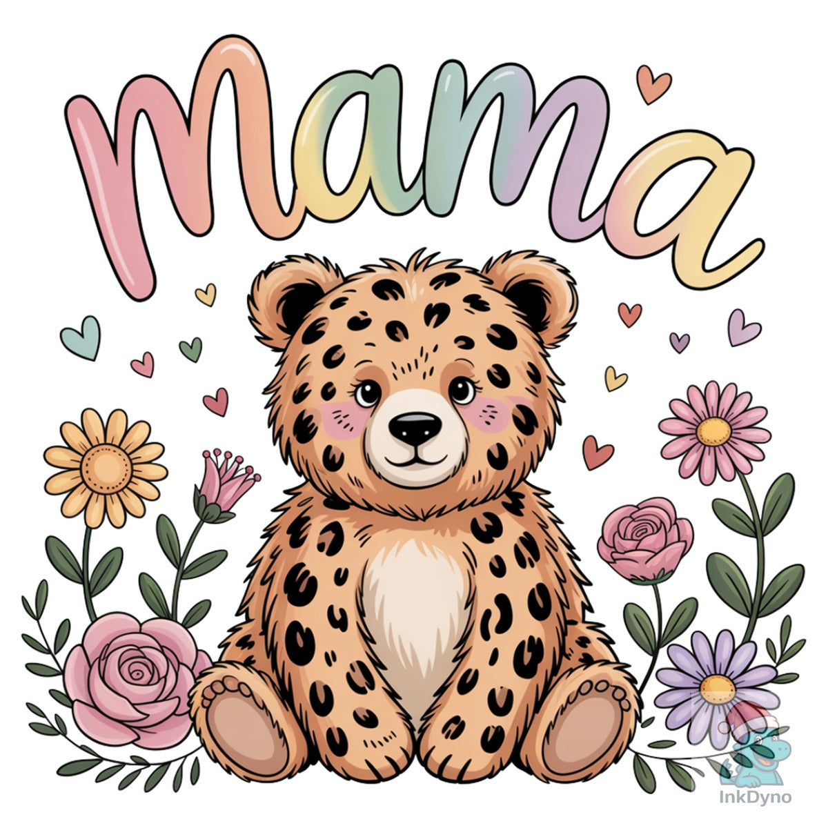 Mama Bear Coquette Floral Mama