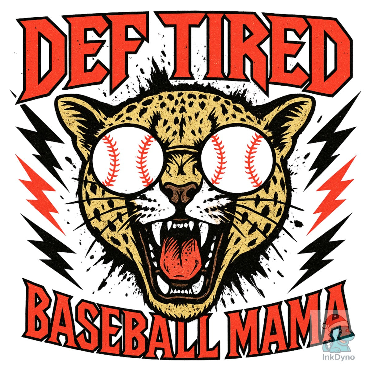 Tired Baseball Mama Funny Baseball