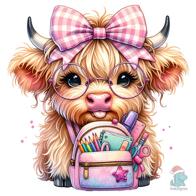 Highland Cow Back-to-School