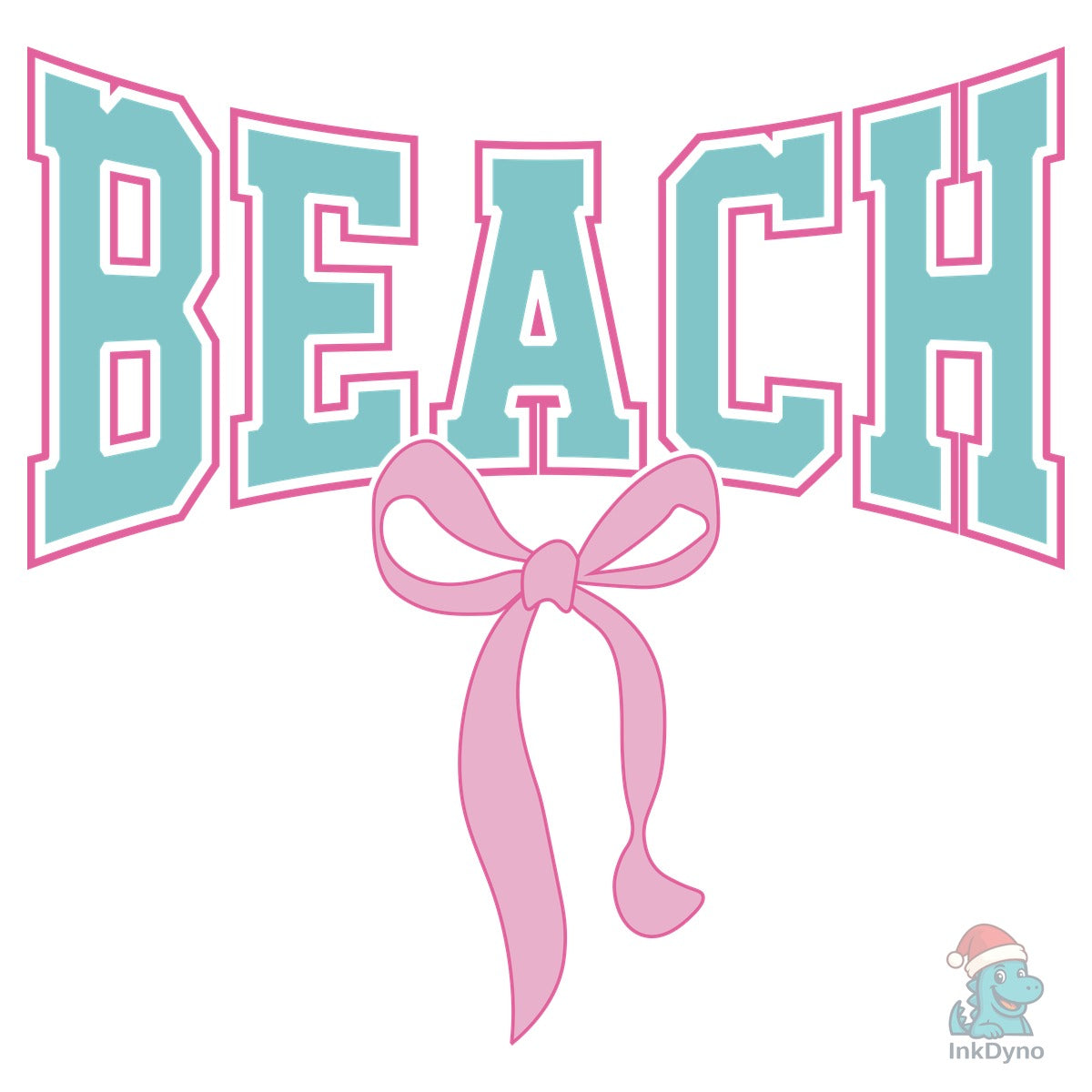 Beach Coquette Bow Summer Vacation