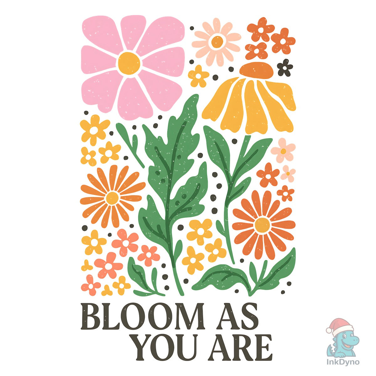 Bloom As You Are Flower T Shirt