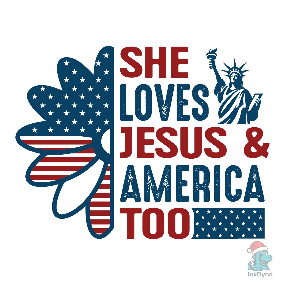 She Loves Jesus & America Too USA