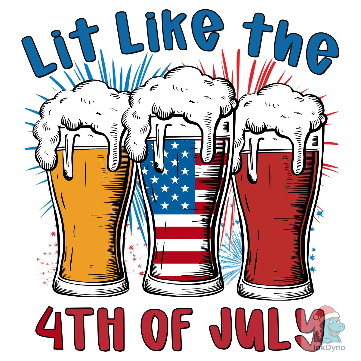 Lit Like the 4th Beer Graphic