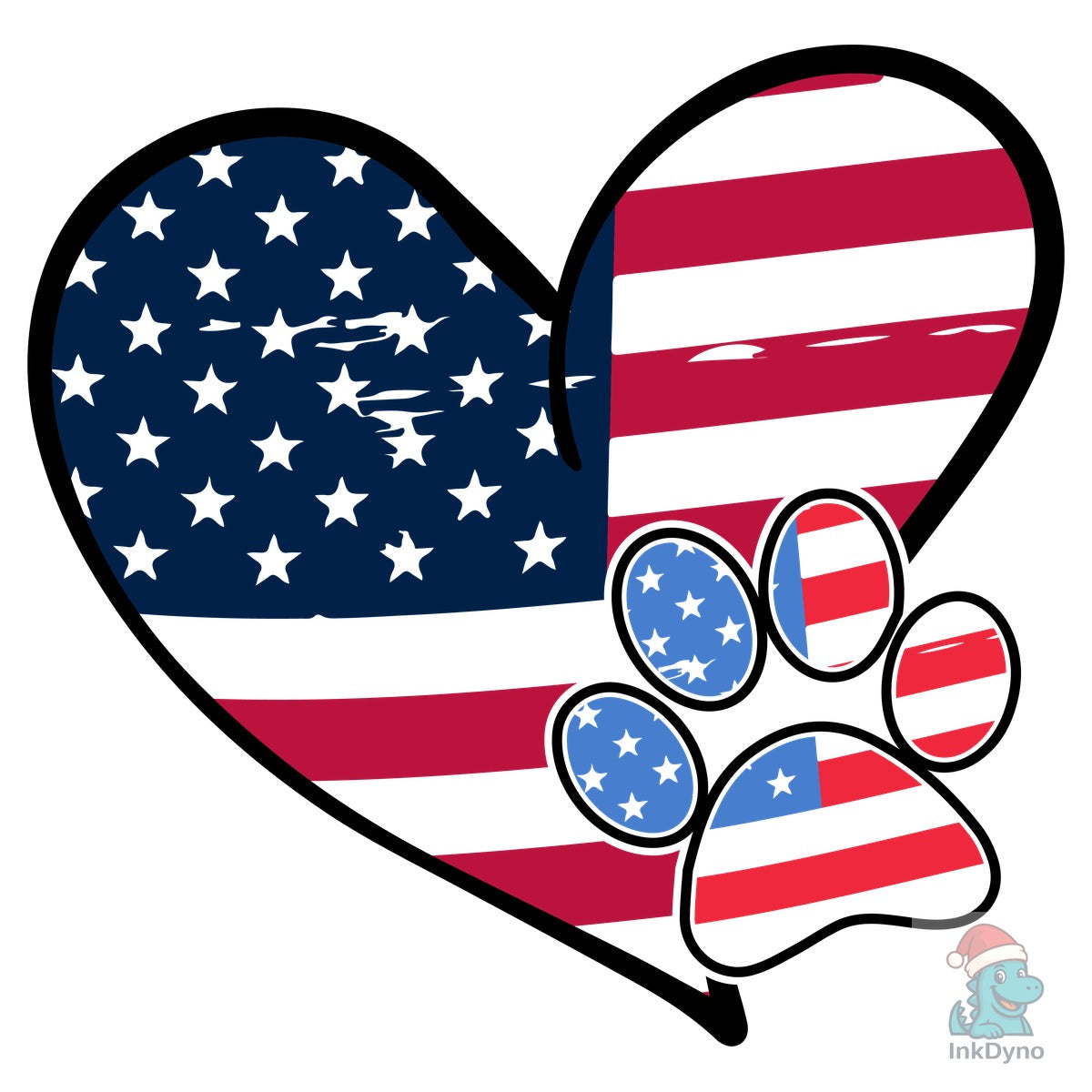 American Flag Patriotic Dog Lover
