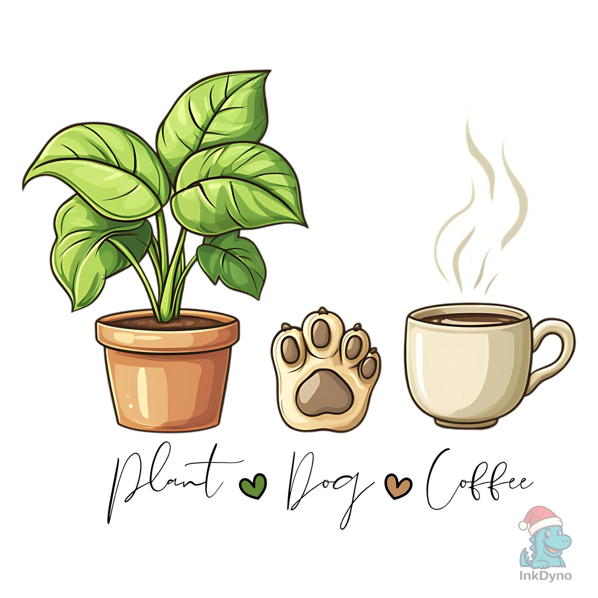 Plant Dog Coffee Gardening T-Shirt