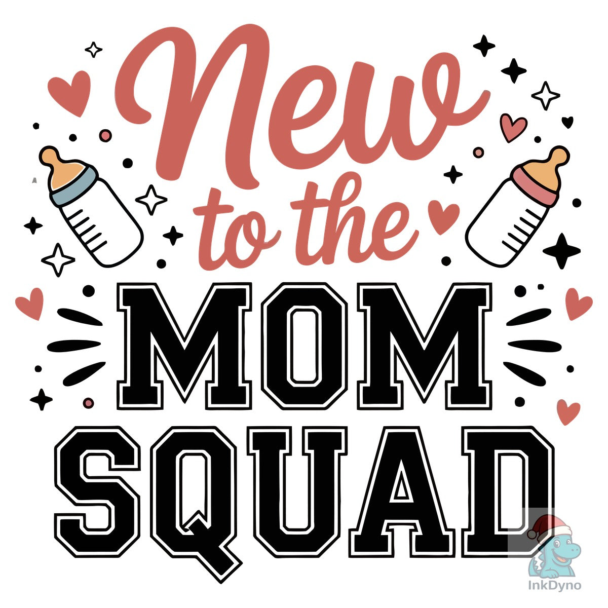 New-to-the-mom-squad T Shirt Design
