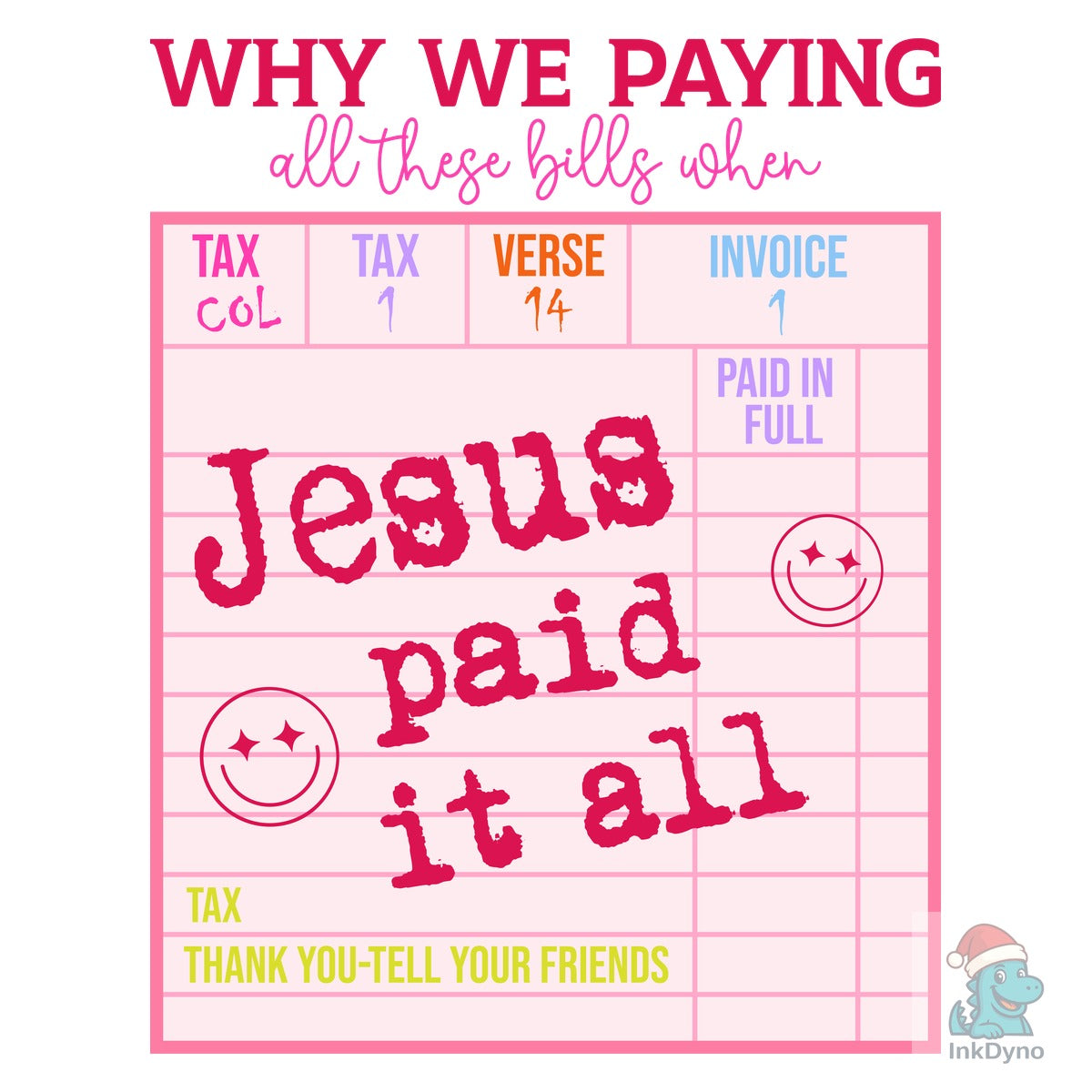 Jesus Paid It All Heat
