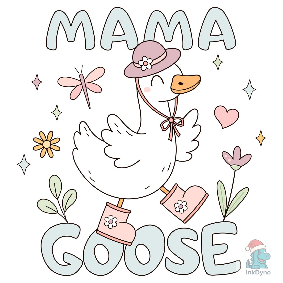 Mama Goose Floral Mama Goose